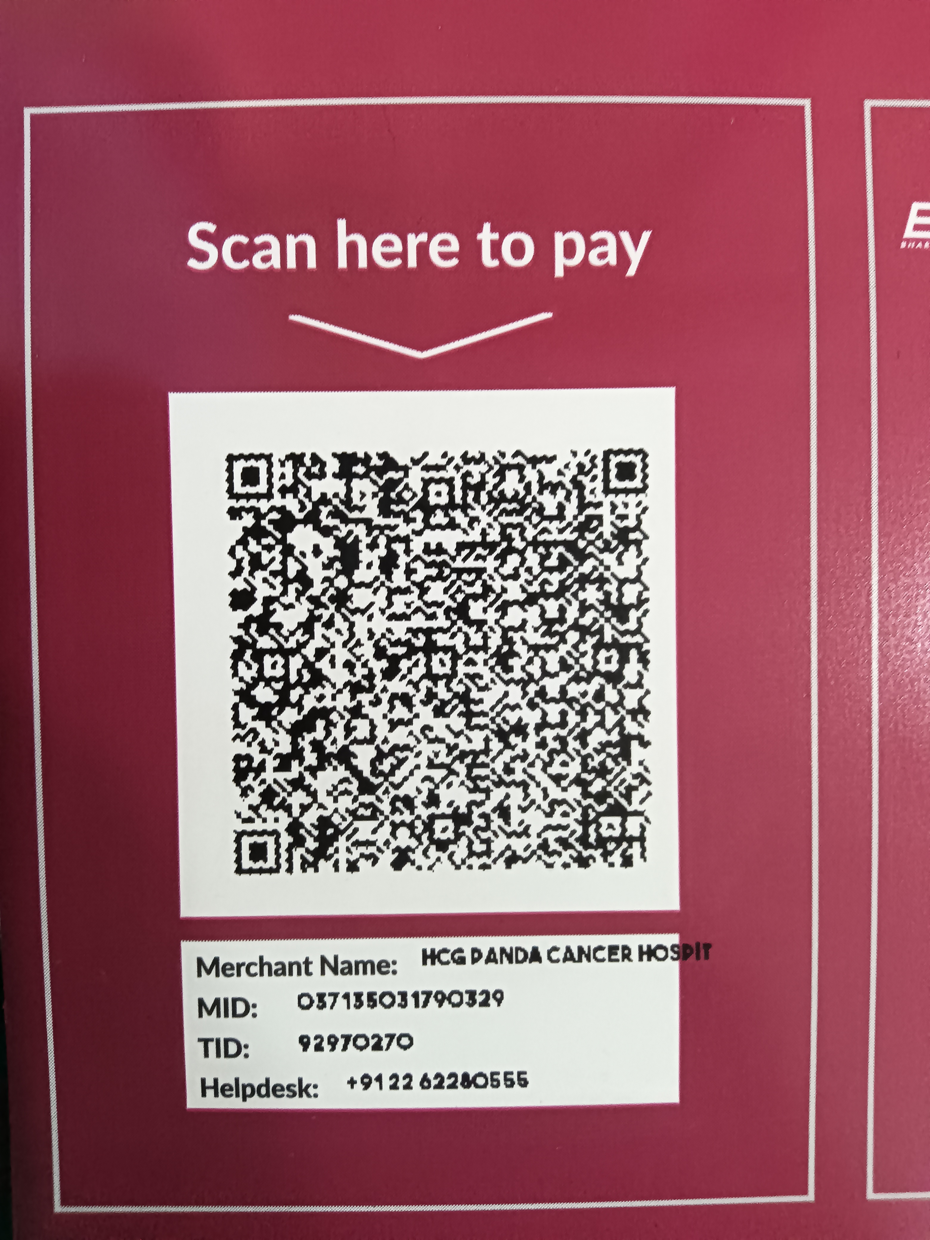 Payment QR Code